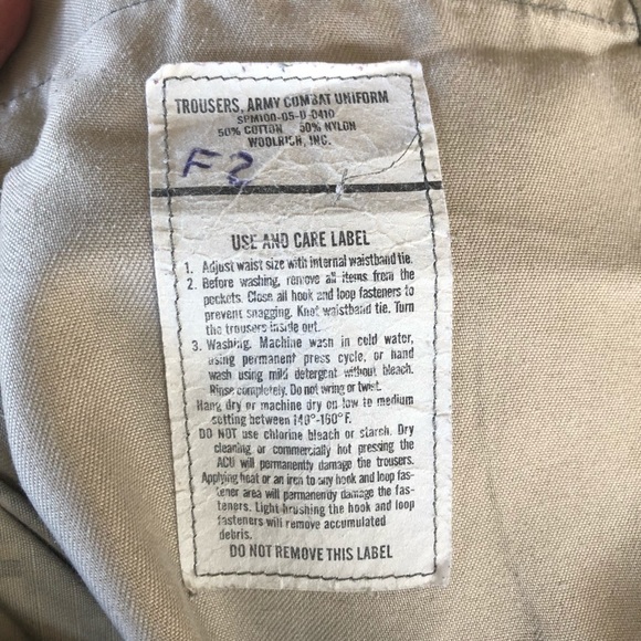 Authentic Army Camo Cargo Pants - Picture 3 of 6